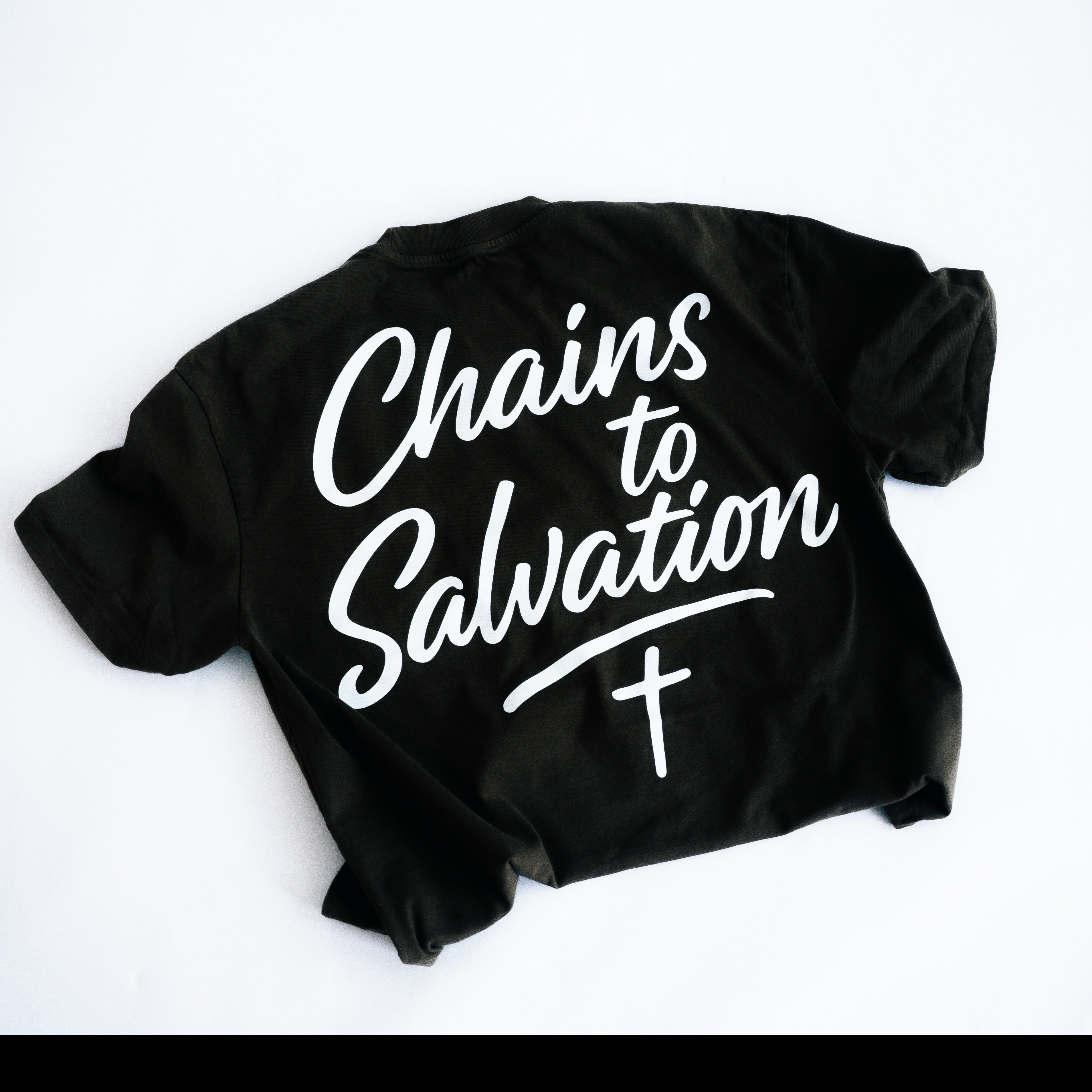 Black & White Jesus Won Heavyweight T-Shirt